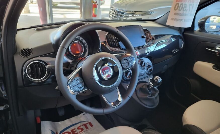 FIAT 500 1.0 70cv HYBRID DOLCEVITA KM0 – OK NEOPATENTATI!!!