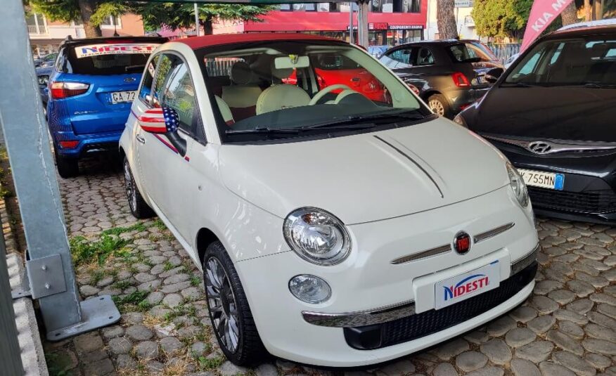 FIAT 500 CABRIO 1.2 69cv EDIZIONE SPECIALE AMERICA ESEMPLARE 130 DI 500 – OK NEOPATENTATI!!!