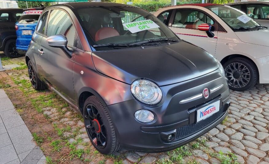 FIAT 500 1.2 69cv MATT BLACK IMPIANTO GPL – OK NEOPATENTATI!!!