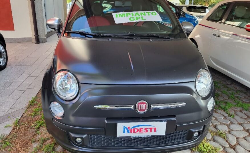 FIAT 500 1.2 69cv MATT BLACK IMPIANTO GPL – OK NEOPATENTATI!!!