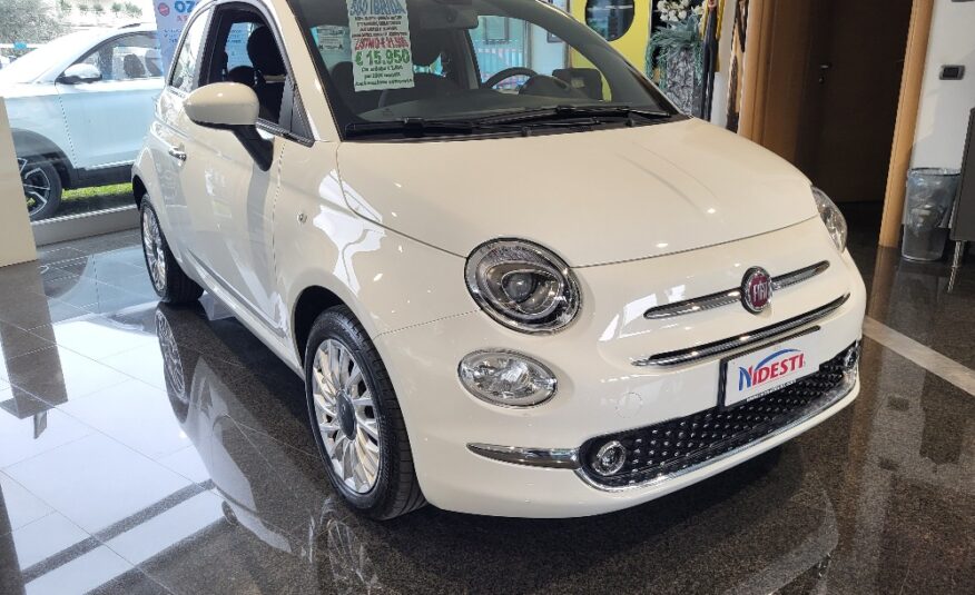 FIAT 500 1.0 70cv HYBRID DOLCEVITA + PACK COMFORT – OK NEOPATENTATI – SOLO 17.000 KM!!!!