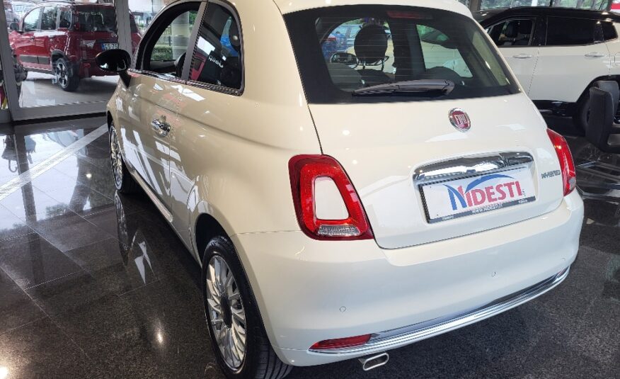 FIAT 500 1.0 70cv HYBRID DOLCEVITA + PACK COMFORT – OK NEOPATENTATI – SOLO 17.000 KM!!!!