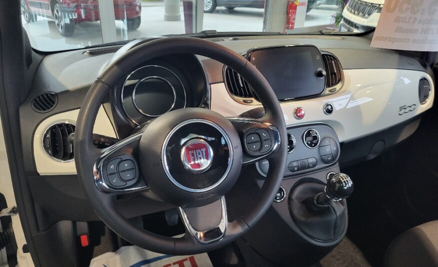 FIAT 500 1.0 70cv HYBRID DOLCEVITA + PACK COMFORT – OK NEOPATENTATI – SOLO 17.000 KM!!!!