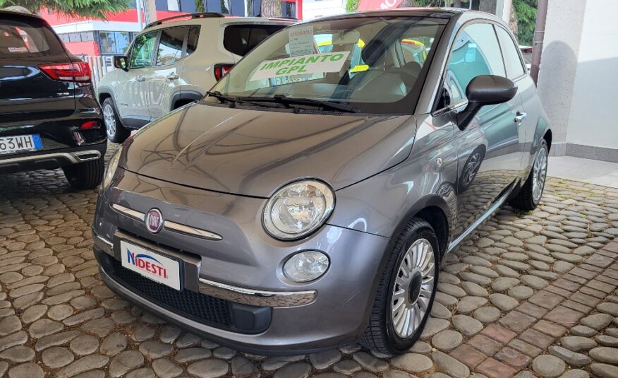 FIAT 500 1.2 69cv LOUNGE – IMPIANTO GPL – OK NEOPATENTATI!!!