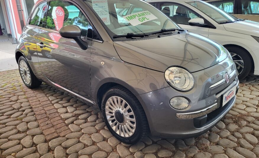 FIAT 500 1.2 69cv LOUNGE – IMPIANTO GPL – OK NEOPATENTATI!!!
